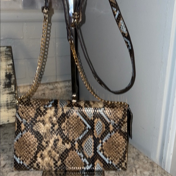 NWT Juicy Couture Pink Metallic Handbag with Coin Pouch PLUS INC SnakeCrossbody - Picture 9 of 10